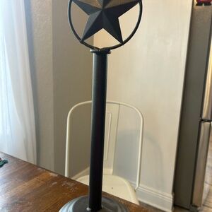 Black Star Paper Towel Holder